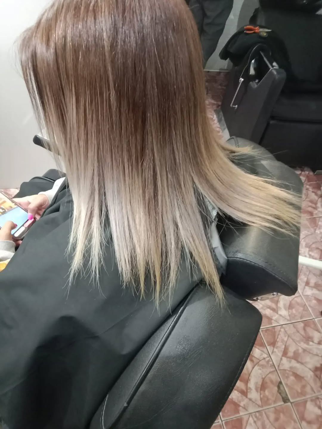Trabajo real de balayage realizado en el salón Graciela Bustos